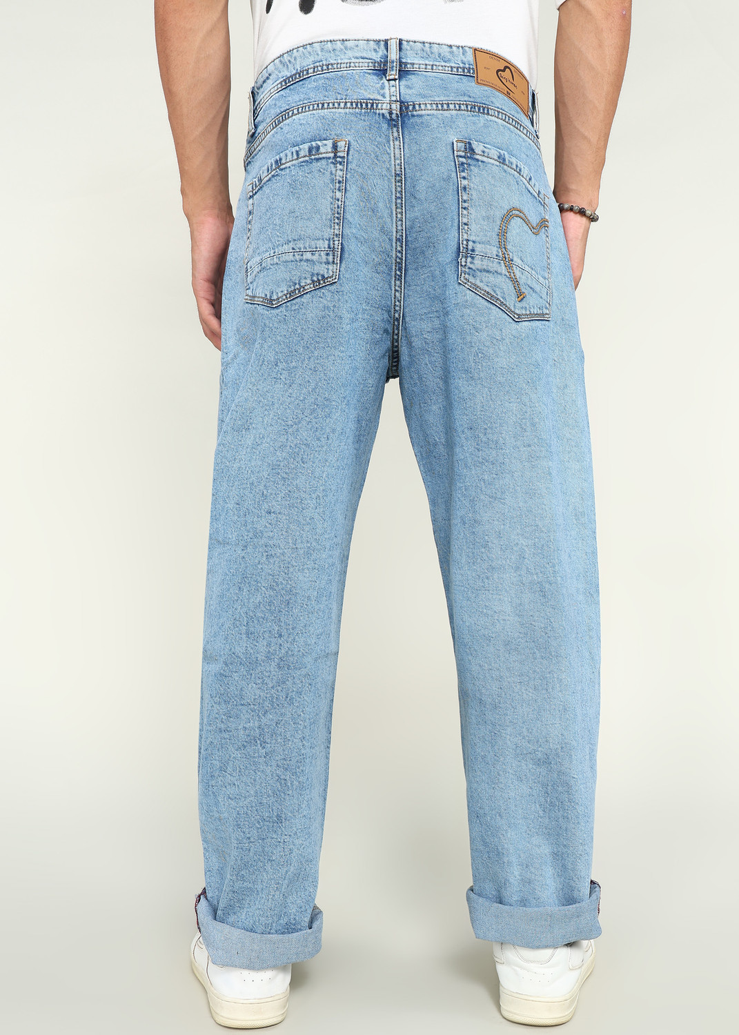 Image of BEING HUMAN Regular Men Blue Jeans