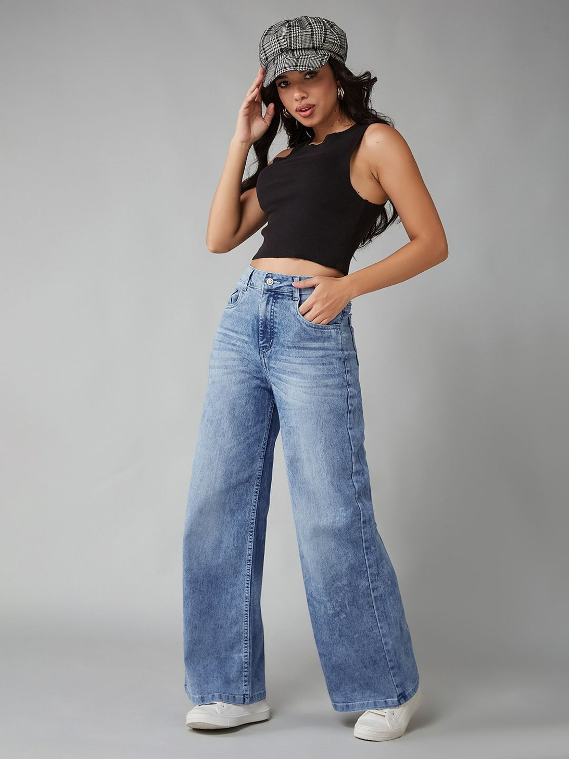 Image of Crezelle Loose Fit Women Blue Jeans