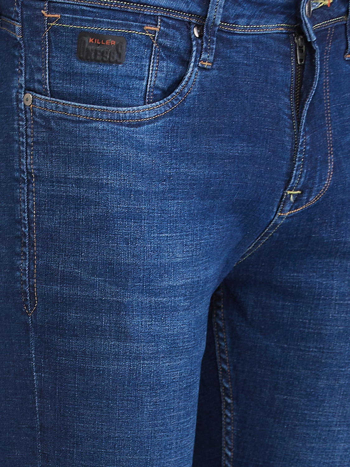 Image of KILLER Skinny Men Dark Blue Jeans