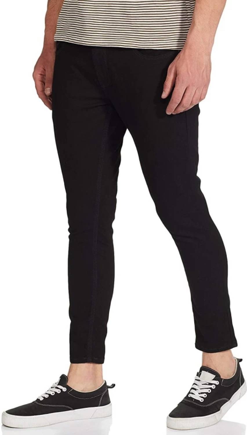 CAMFITS Slim Men Black Jeans