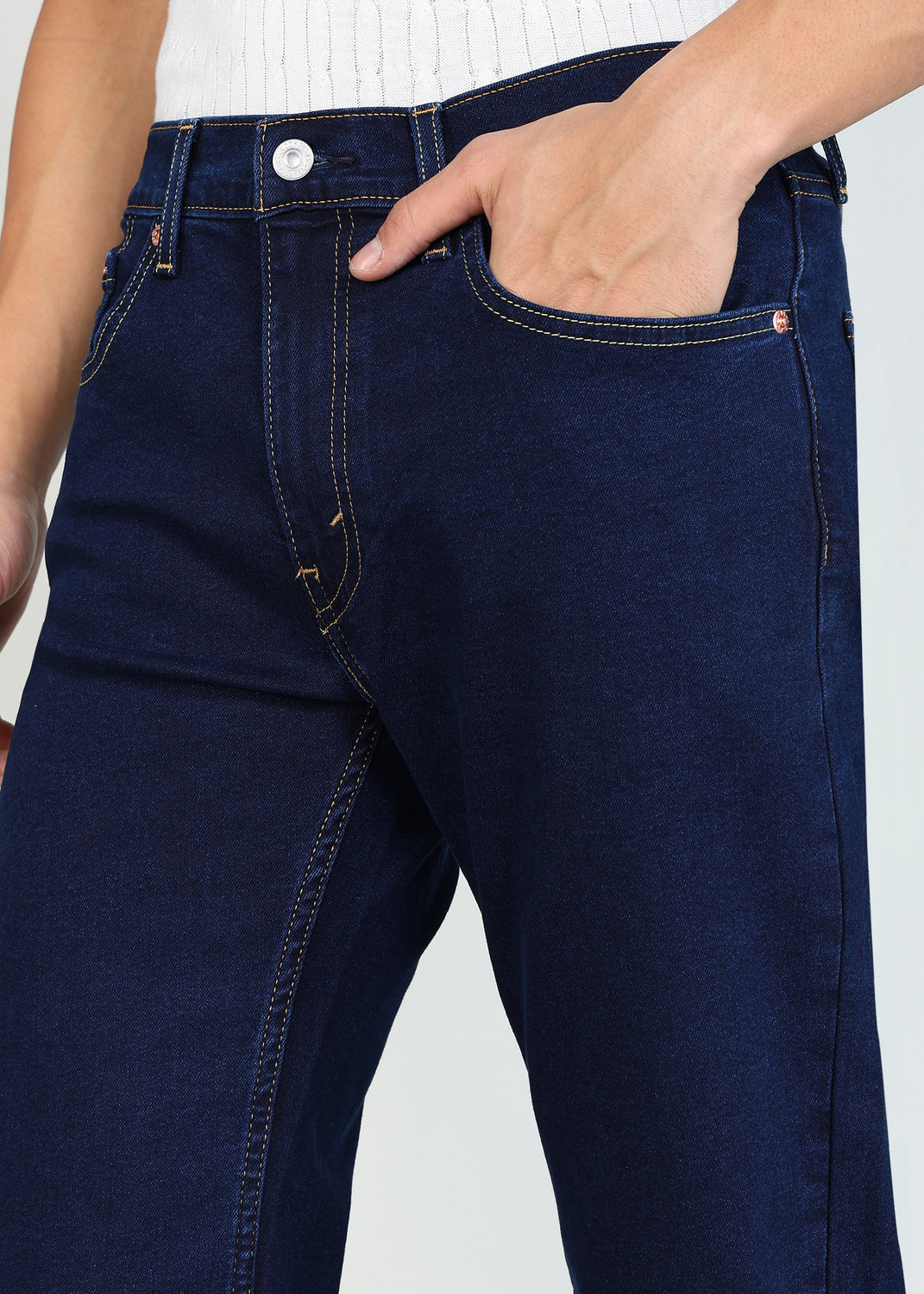 Image of LEVI'S Boot-Leg Men Dark Blue Jeans