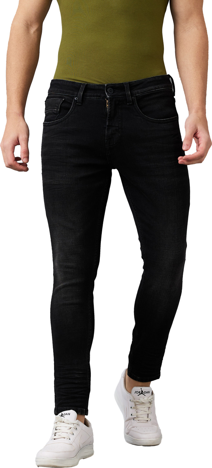 Image of Spykar Slim Men Black Jeans