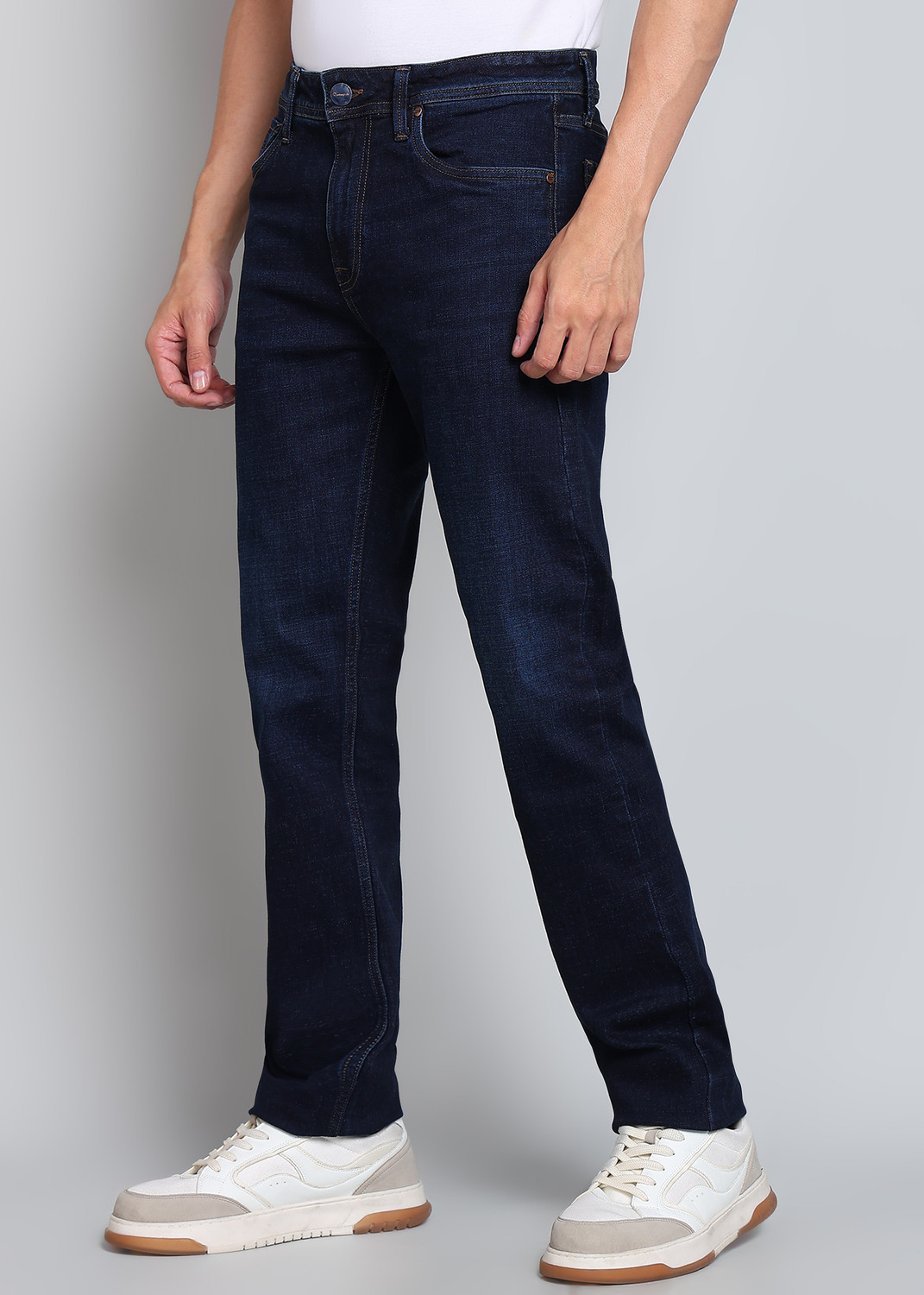 Image of INTEGRITI Straight Fit Men Blue Jeans