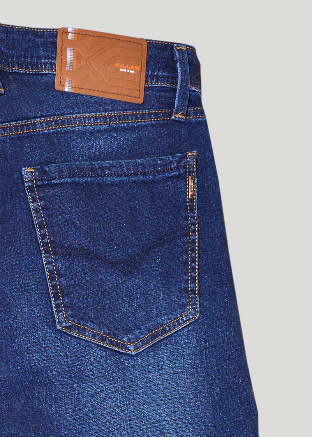 Image of KILLER Straight Fit Men Blue Jeans