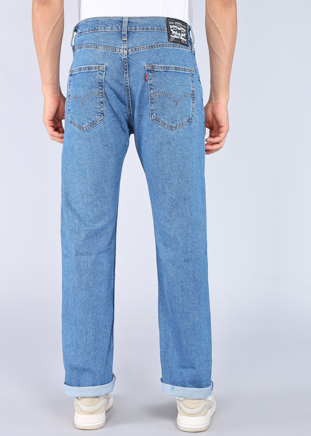Image of LEVI'S Straight Fit Men Blue Jeans