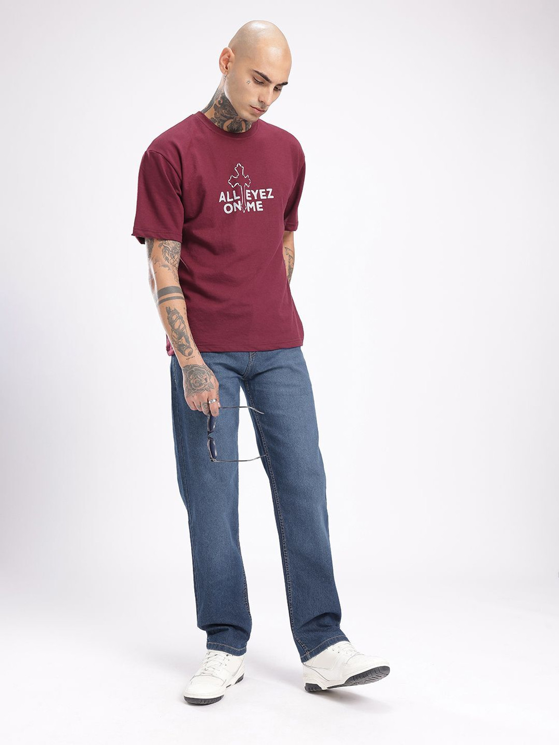 Image of Glitchez Regular Men Blue Jeans