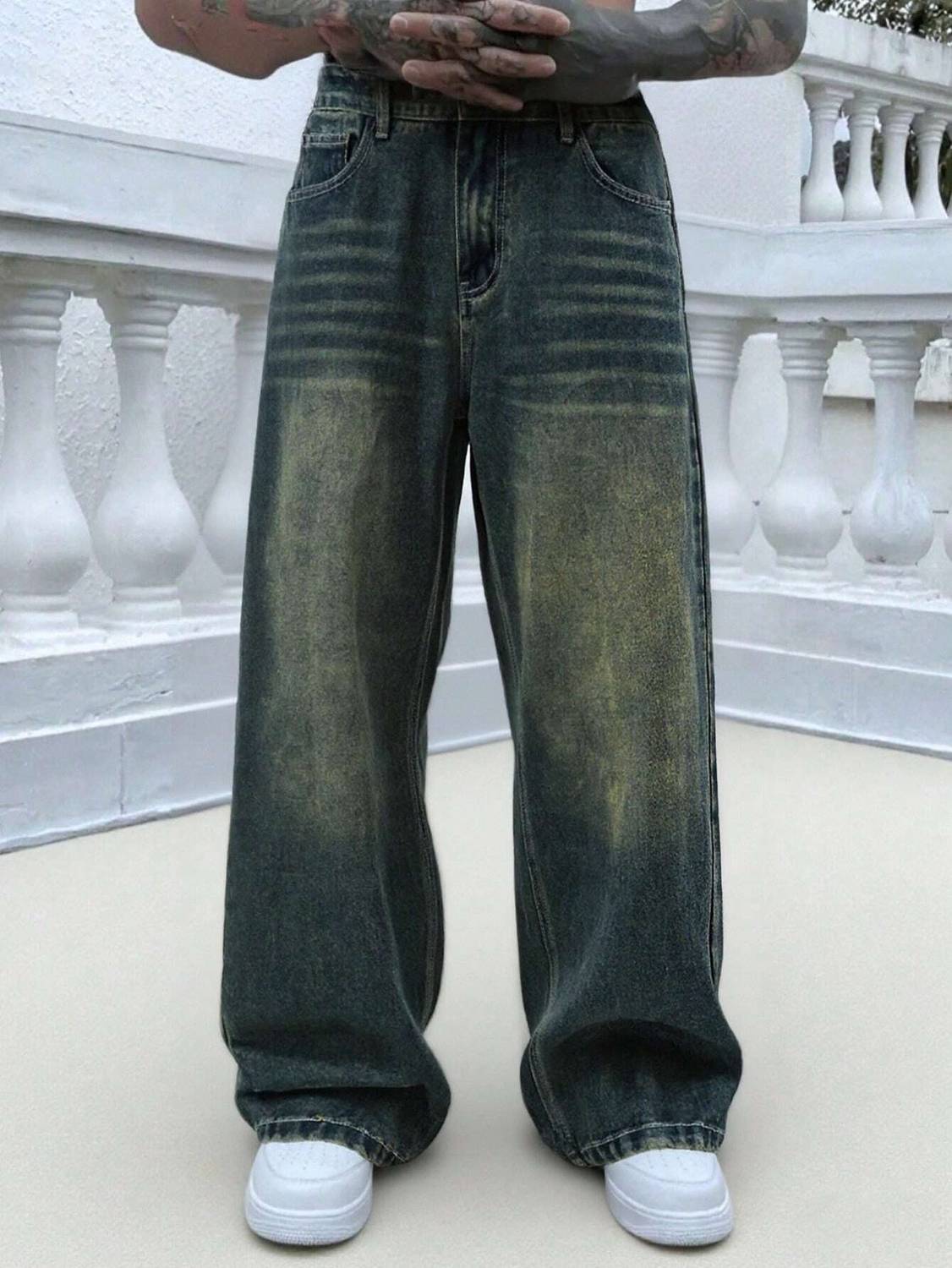 NX DENIMS Straight Fit Blue Jeans - Image 1