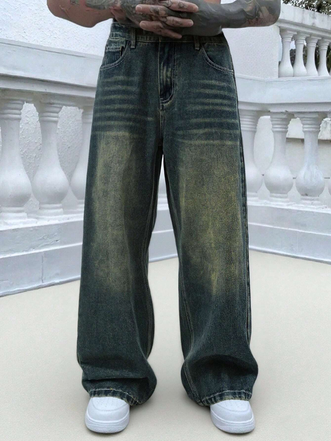 Image of NX DENIMS Straight Fit Men Blue Jeans