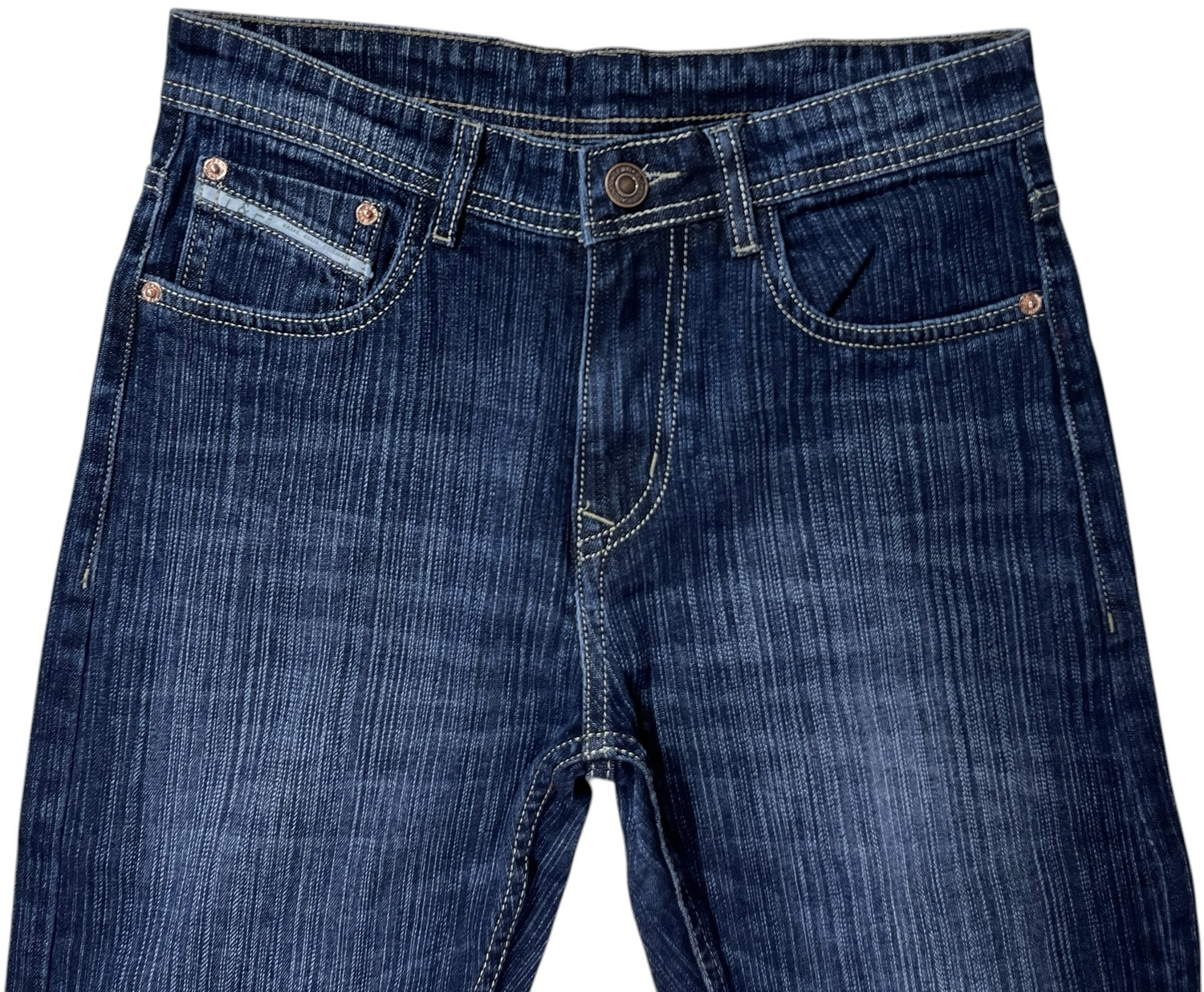 Image of T&F X.D.N.M Straight Fit Men Blue Jeans