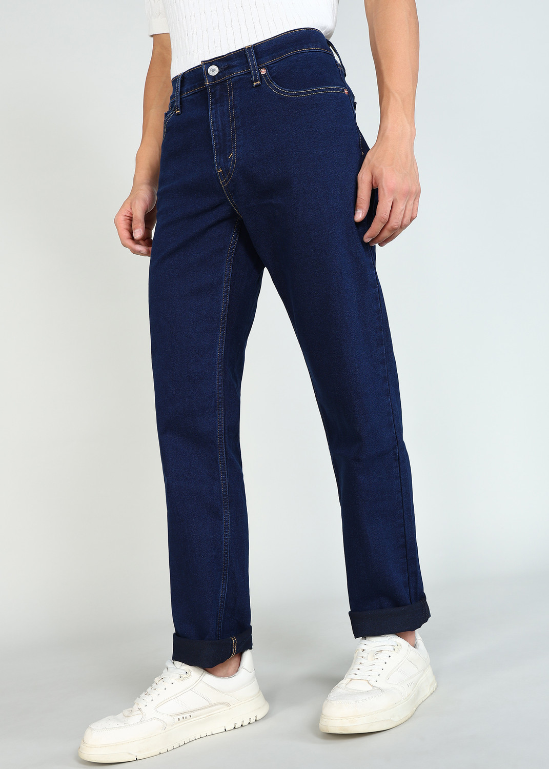 Image of LEVI'S Tapered Fit Men Dark Blue Jeans