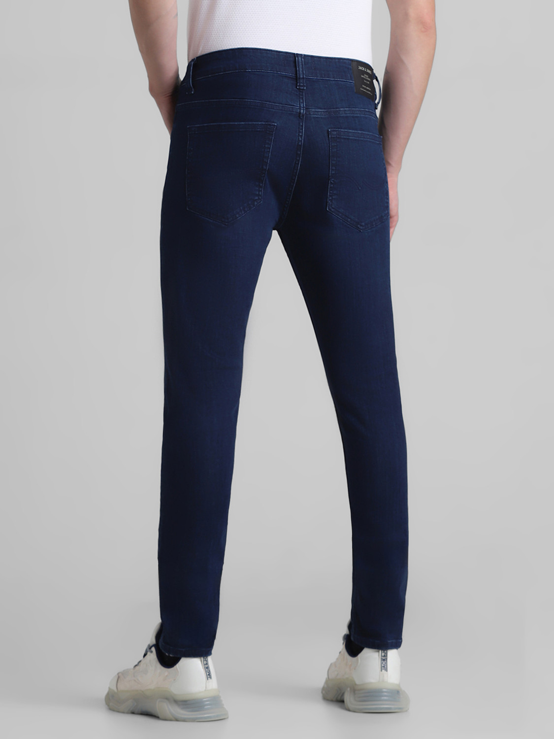 Image of JACK & JONES Skinny Men Dark Blue Jeans