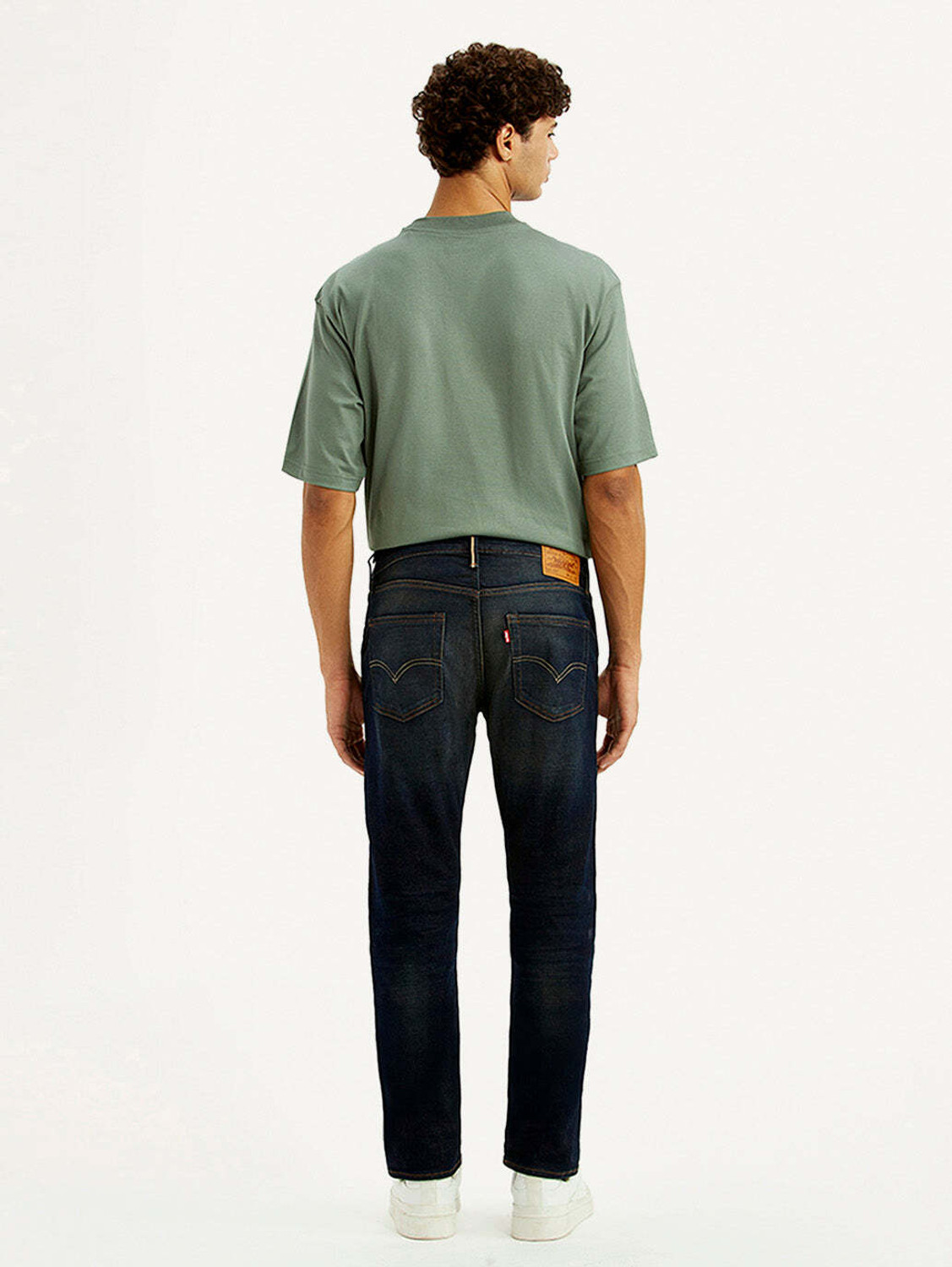 Image of LEVI'S Men Slim Mid Rise Dark Blue Jeans