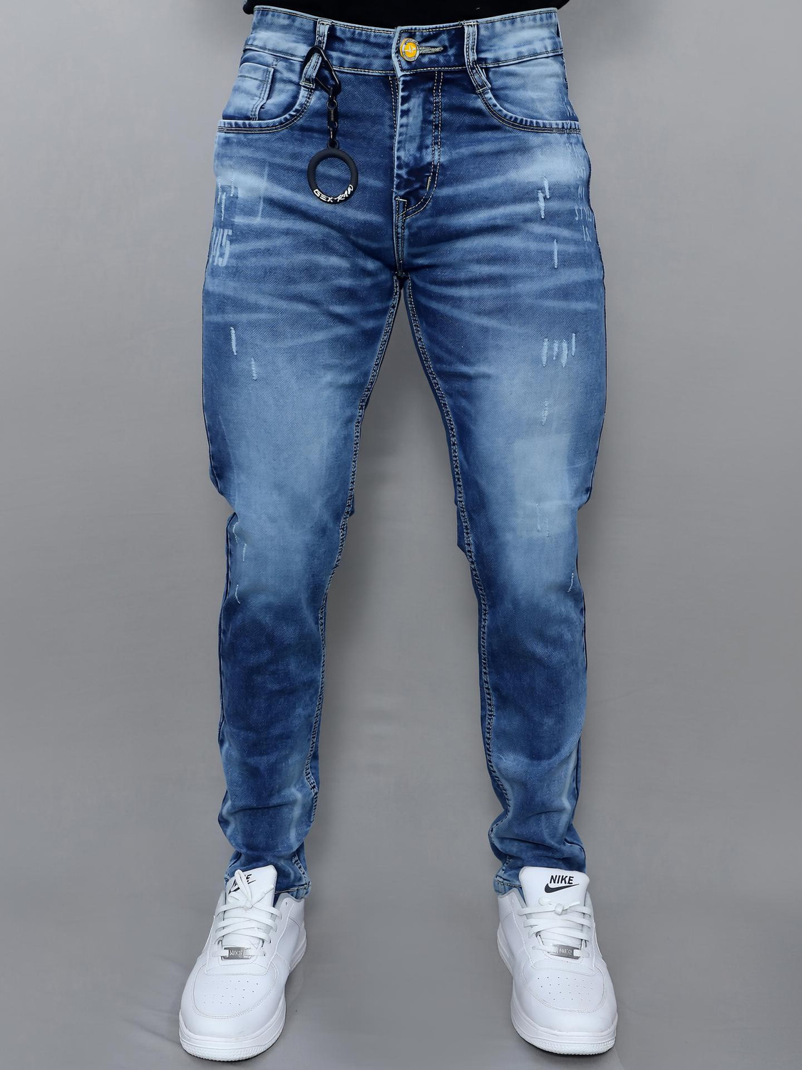 Image of INOUT Regular Men Blue Jeans