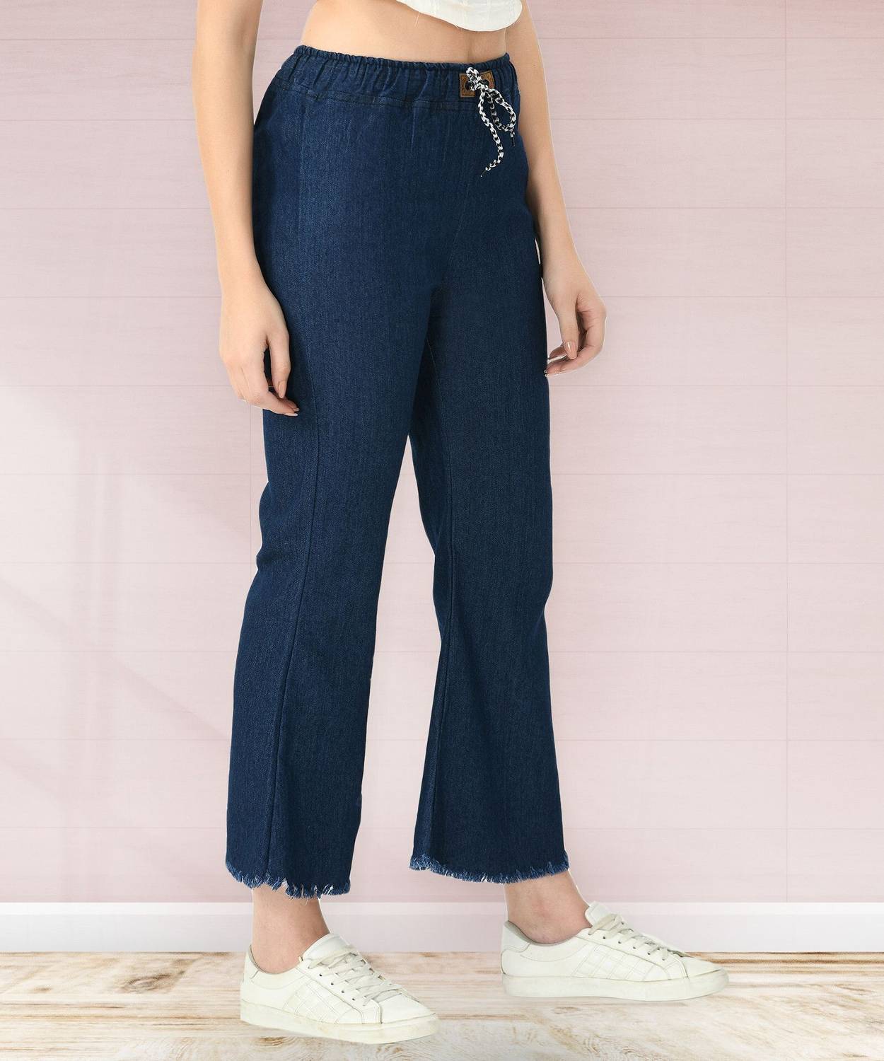 Denimstory Regular Women Dark Blue Jeans