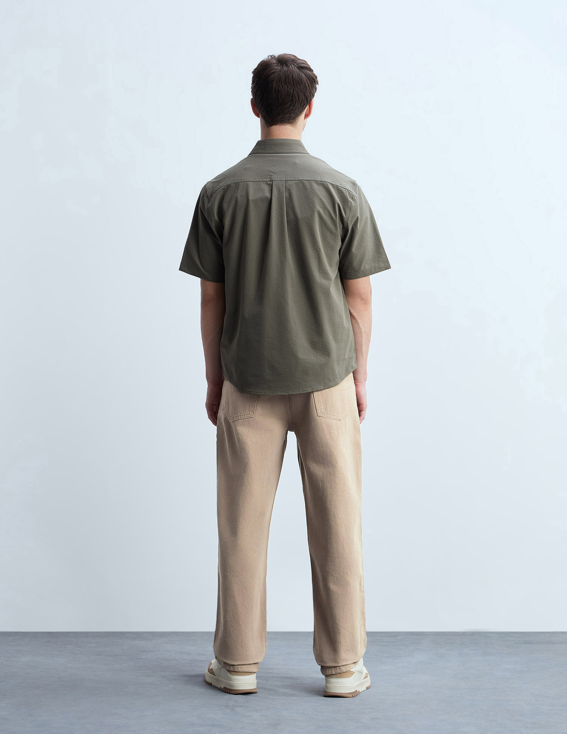 Image of FLYING MACHINE Loose Fit Men Brown Jeans