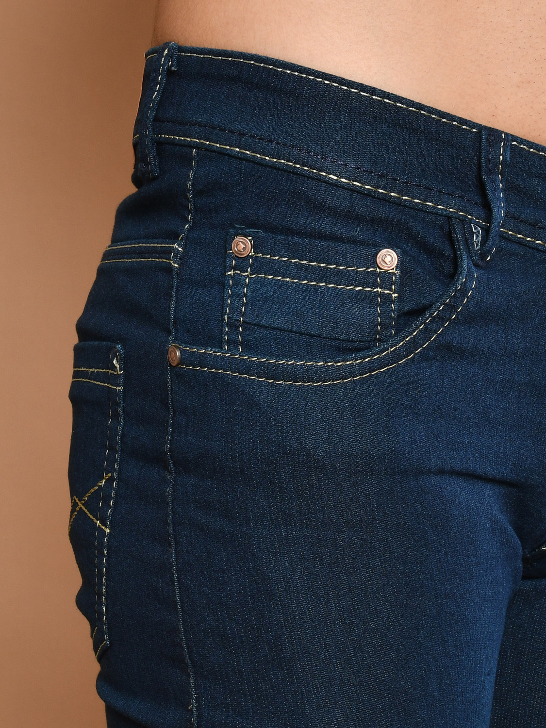 Image of Lzard Regular Men Dark Blue Jeans