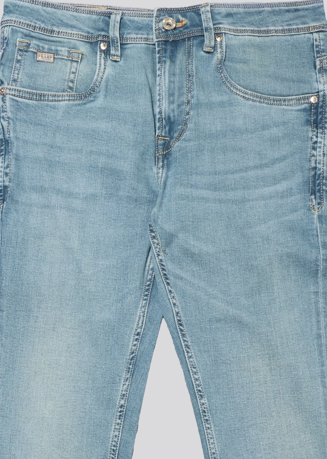 Image of KILLER Flared Men Blue Jeans