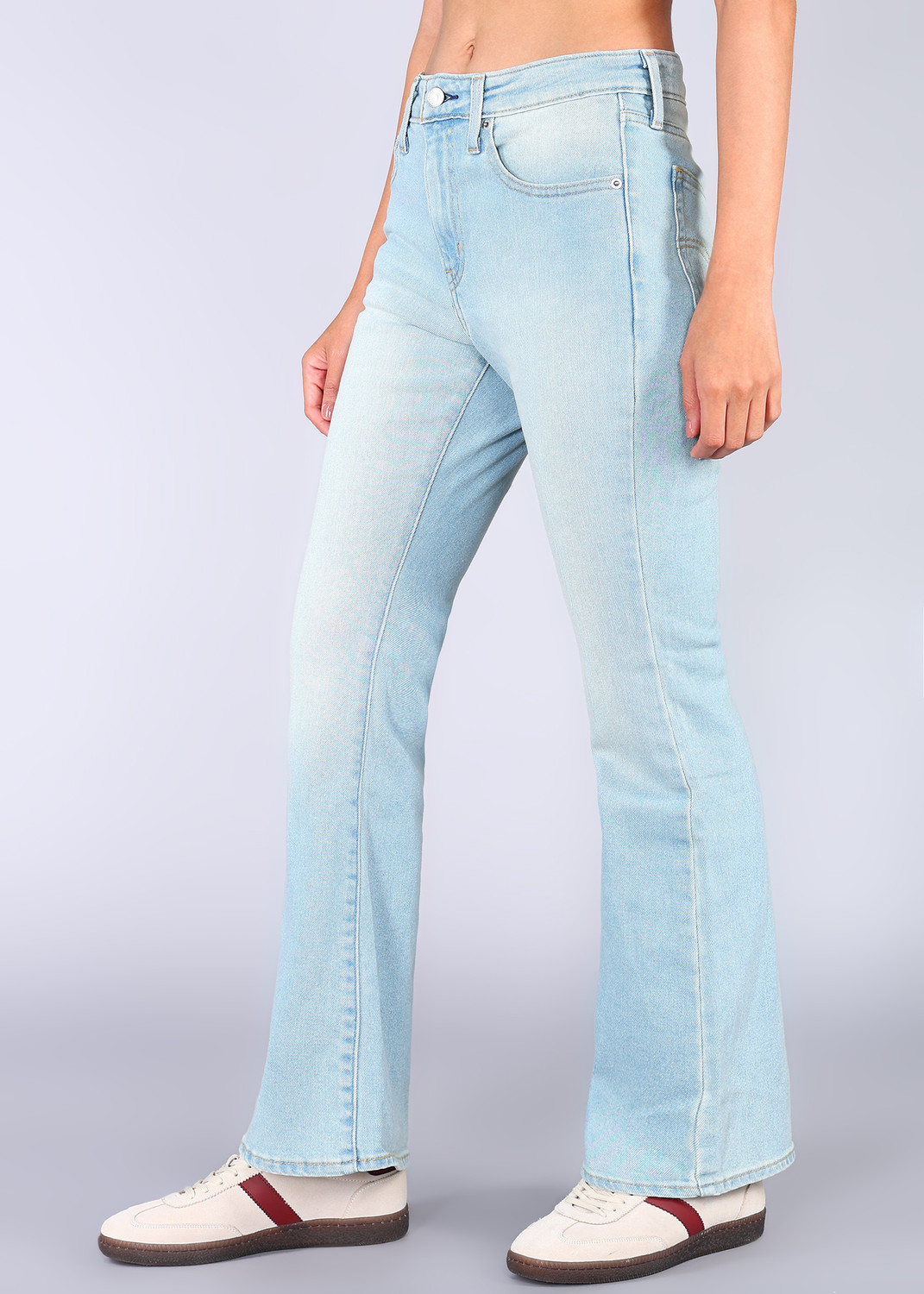 Image of LEVI'S Flared Women Light Blue Jeans