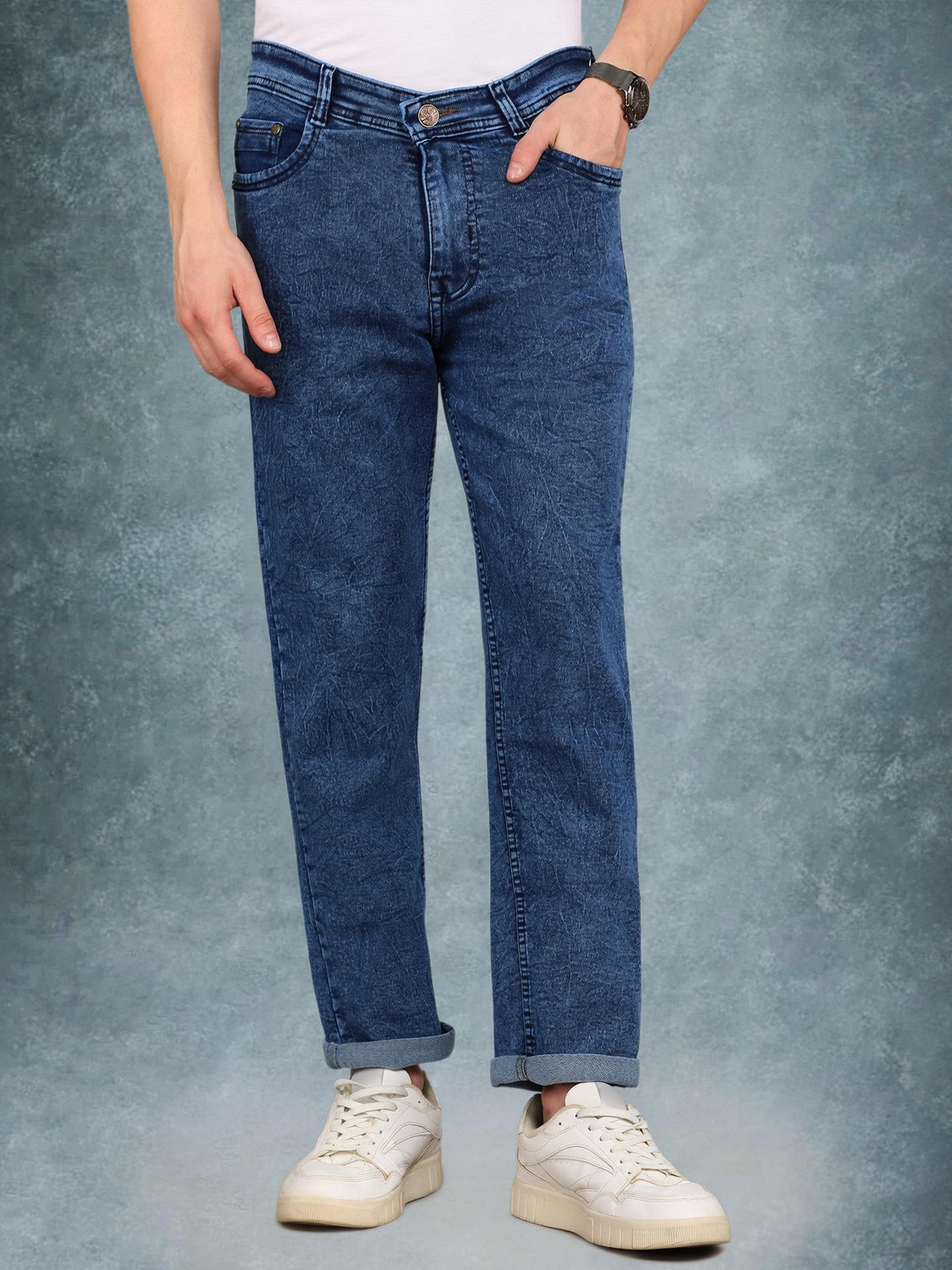 Image of METRONAUT Slim Men Multicolor Jeans