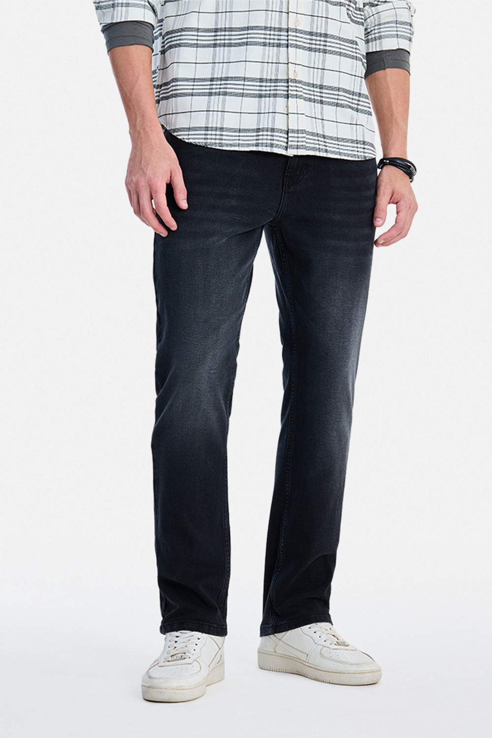 Snitch Slim Men Black Jeans