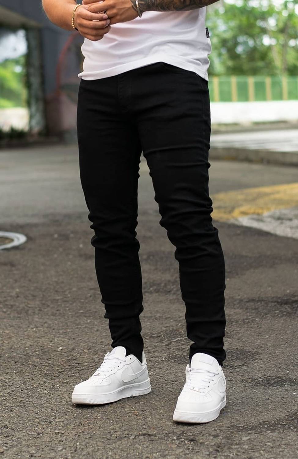 AIRCRAFTJEANS Regular Men Black Jeans - Image 2