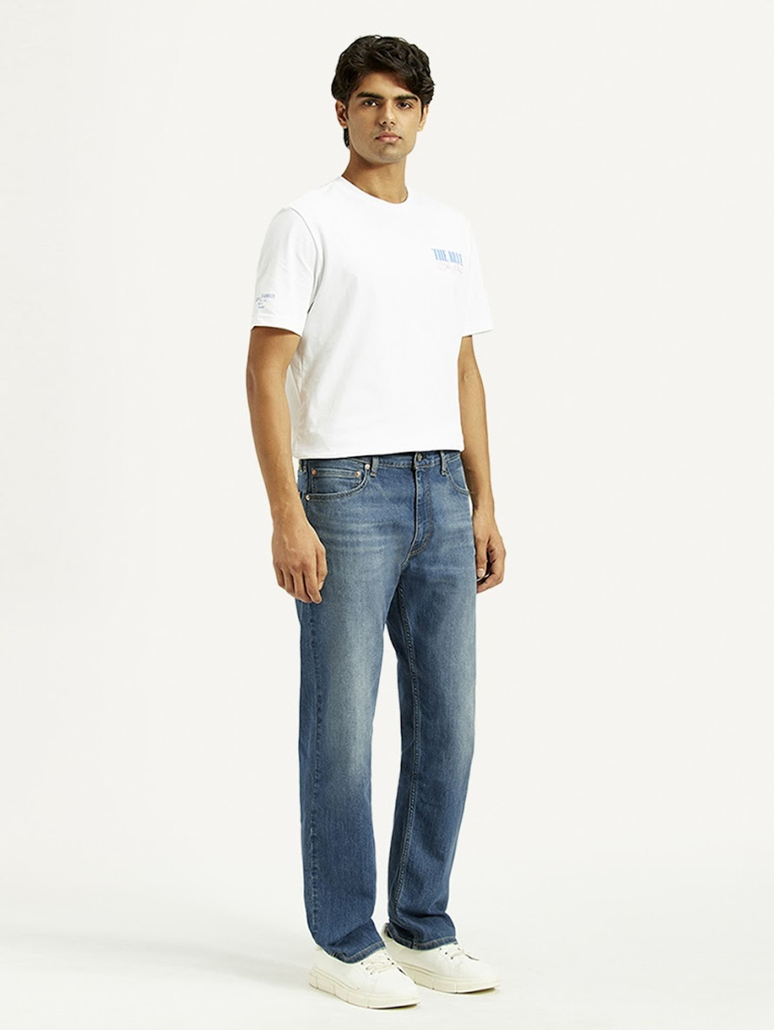 Image of LEVI'S 555 Relaxed Fit Men Blue Jeans