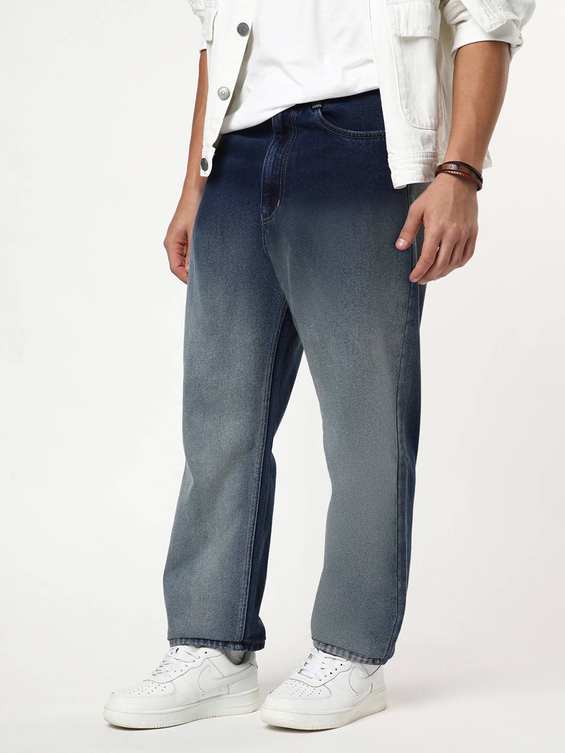 Urbano Loose Fit Men Dark Blue Jeans - Image 2