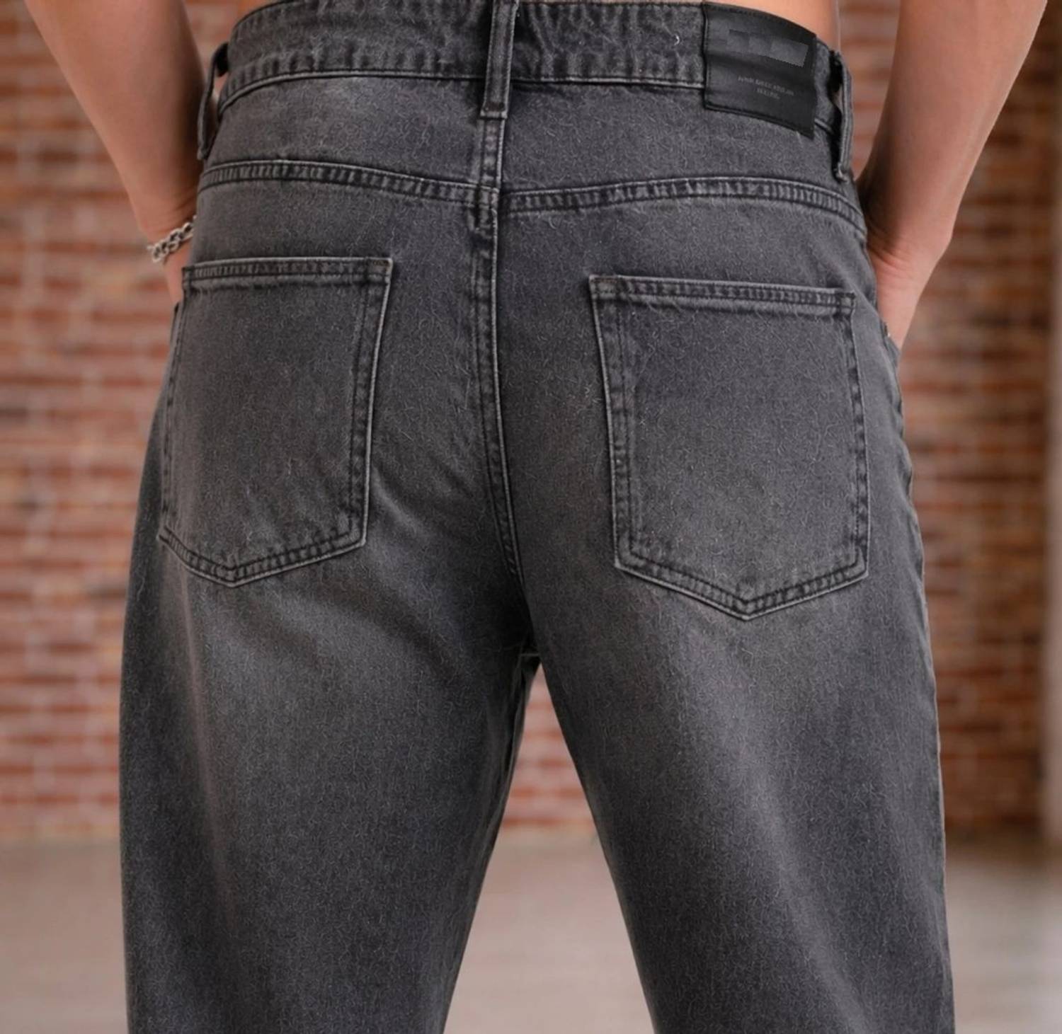 Playfeel Straight Fit Black Jeans - Image 5