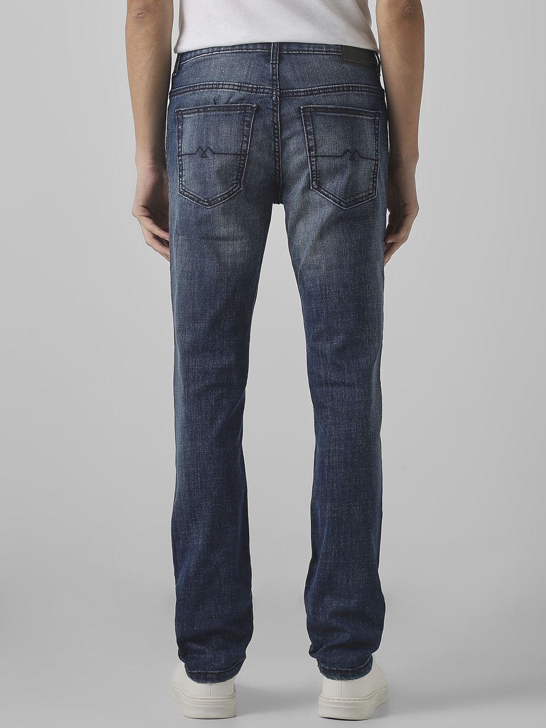 Image of MUFTI Slim Men Blue Jeans
