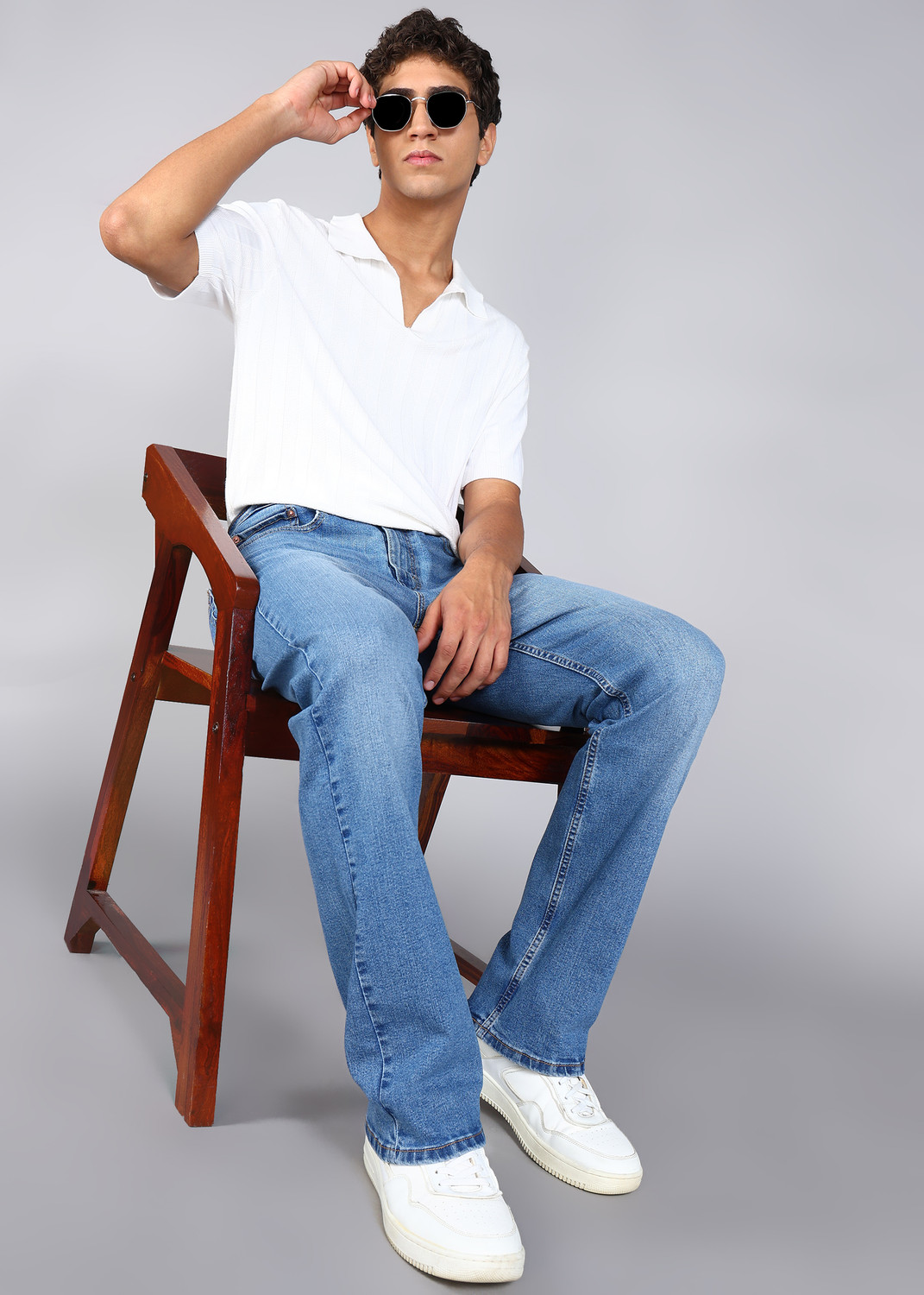 Image of LEVI'S Boot-Leg Men Blue Jeans