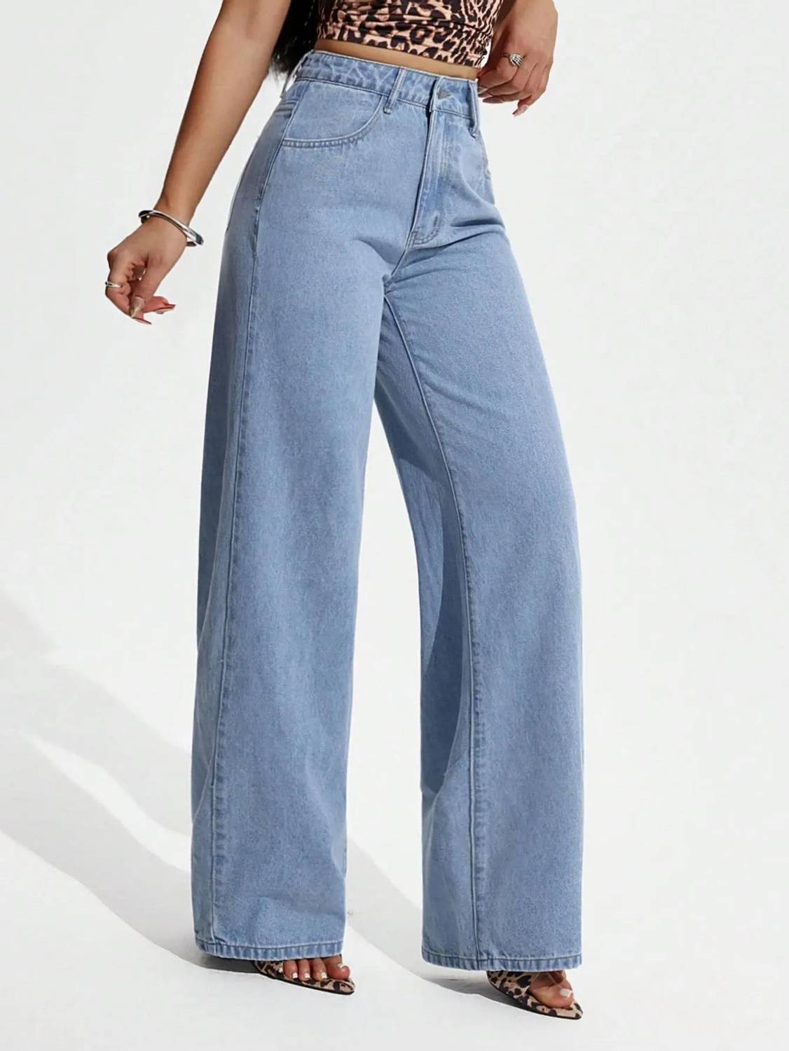 KOTTY Straight Fit Women Blue Jeans - Image 4
