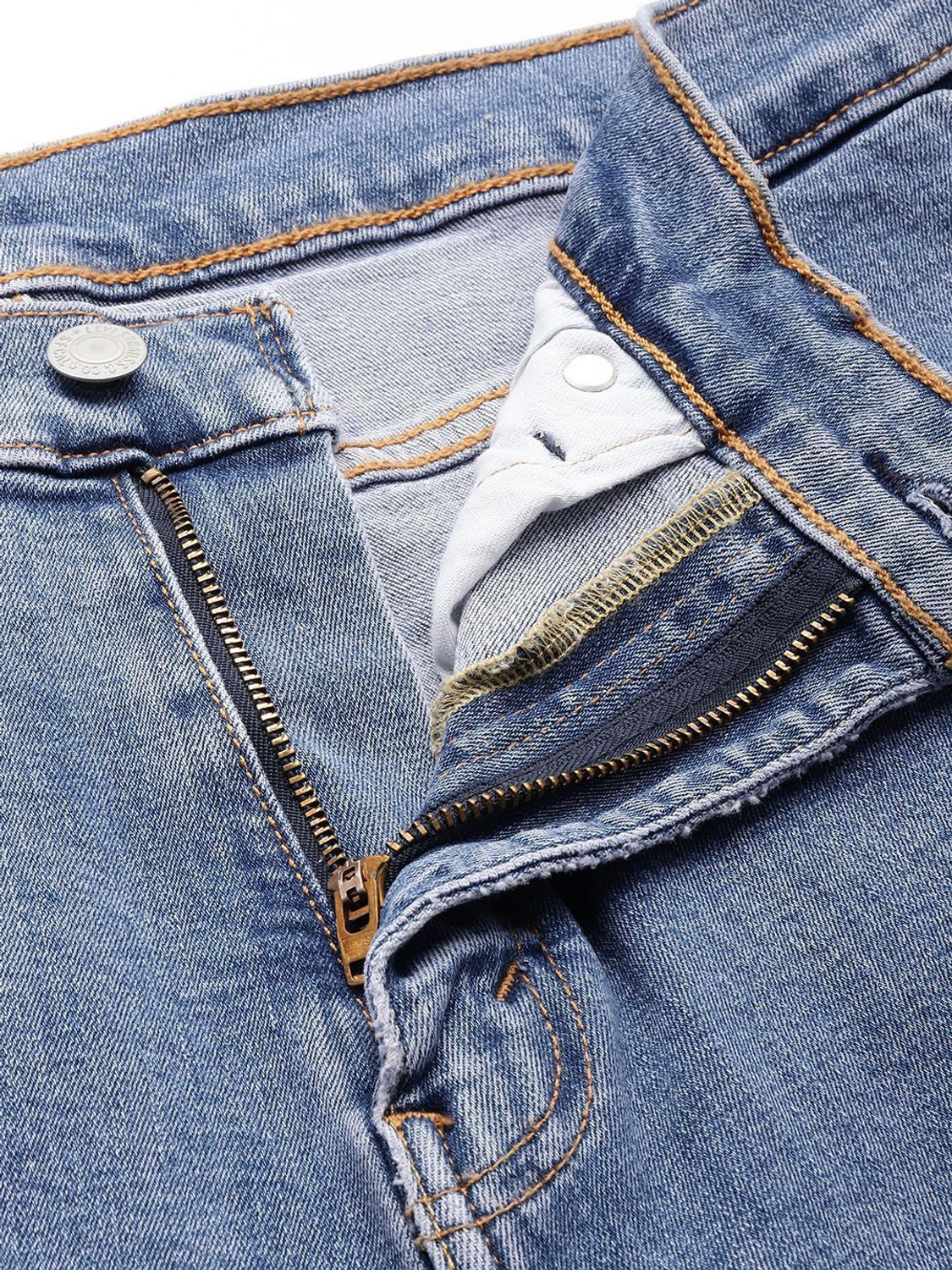 Image of LEVI'S 505 Straight Fit Men Blue Jeans