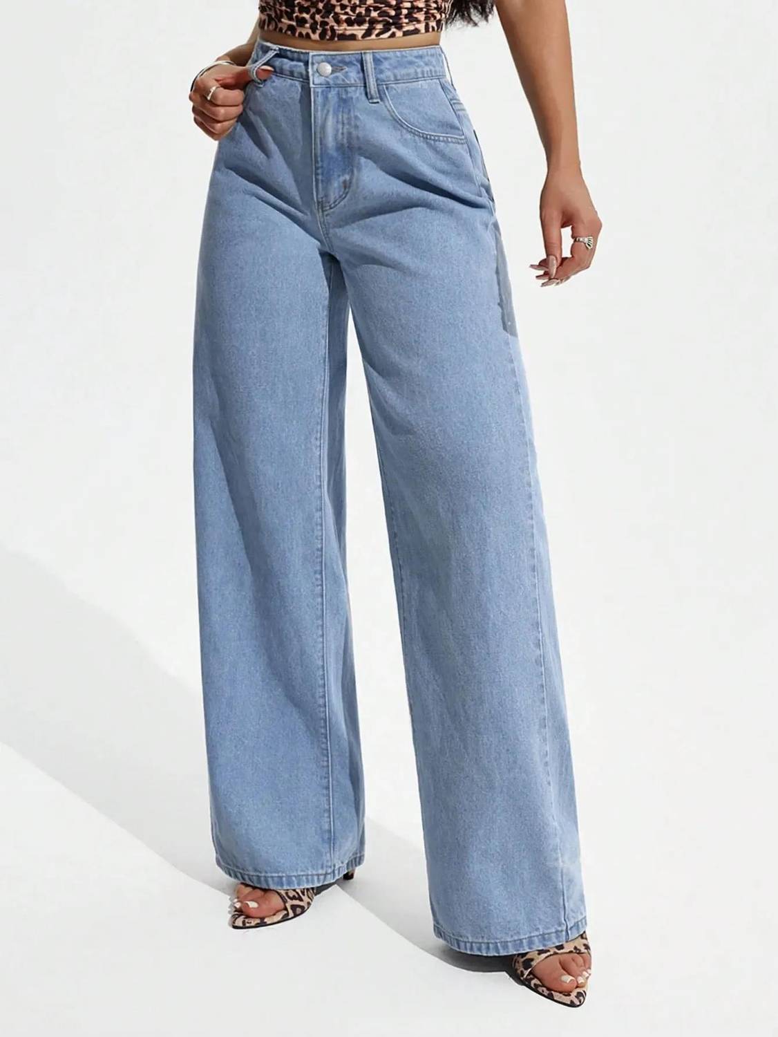 KOTTY Straight Fit Women Blue Jeans - Image 2