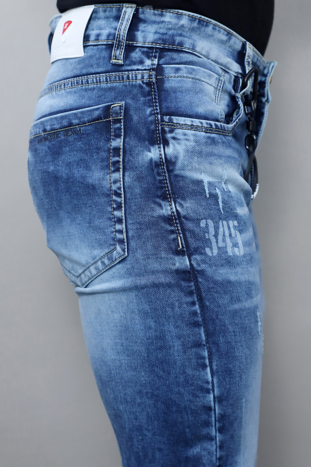 Image of INOUT Regular Men Blue Jeans