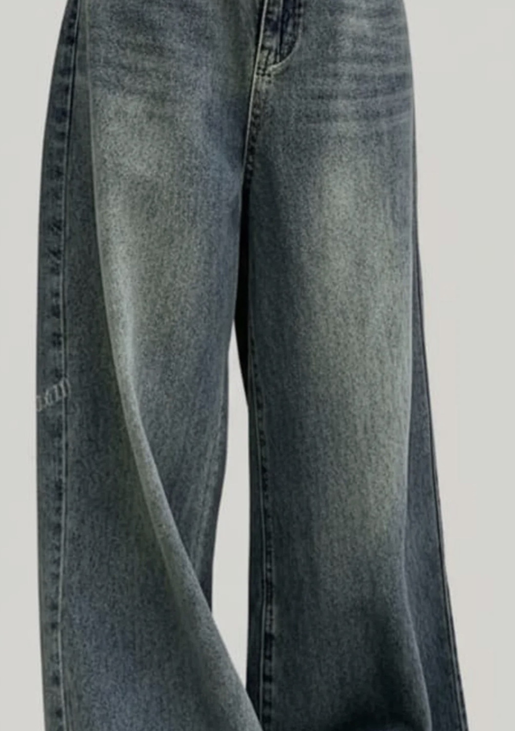 Image of H&H Baggy Fit Women Grey Jeans