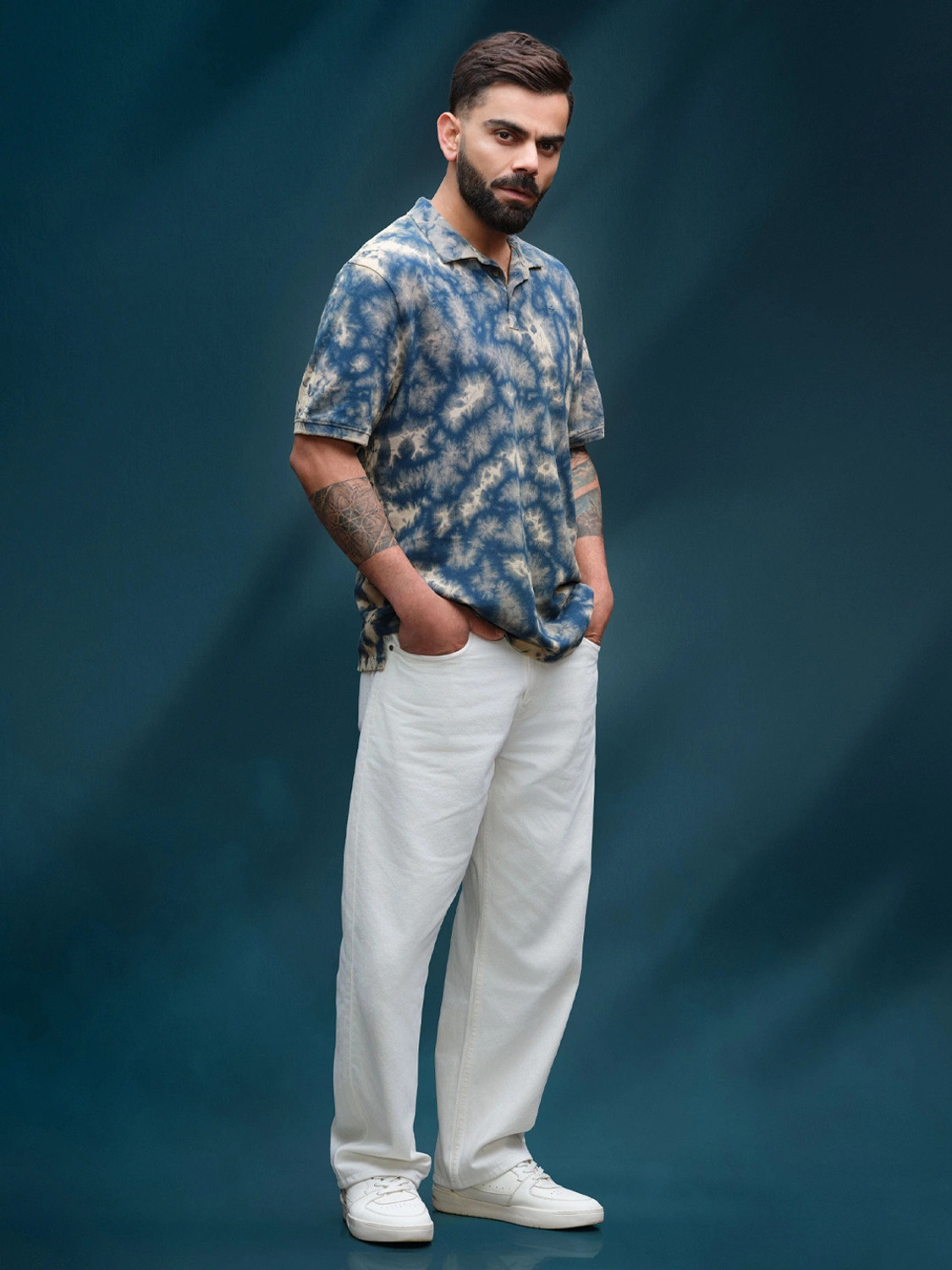 Image of WROGN Loose Fit Men White Jeans