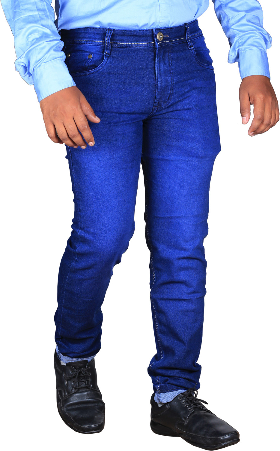 Image of Lzard Regular Men Blue Jeans