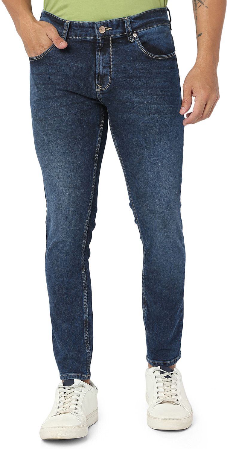 Image of Spykar Slim Men Blue Jeans