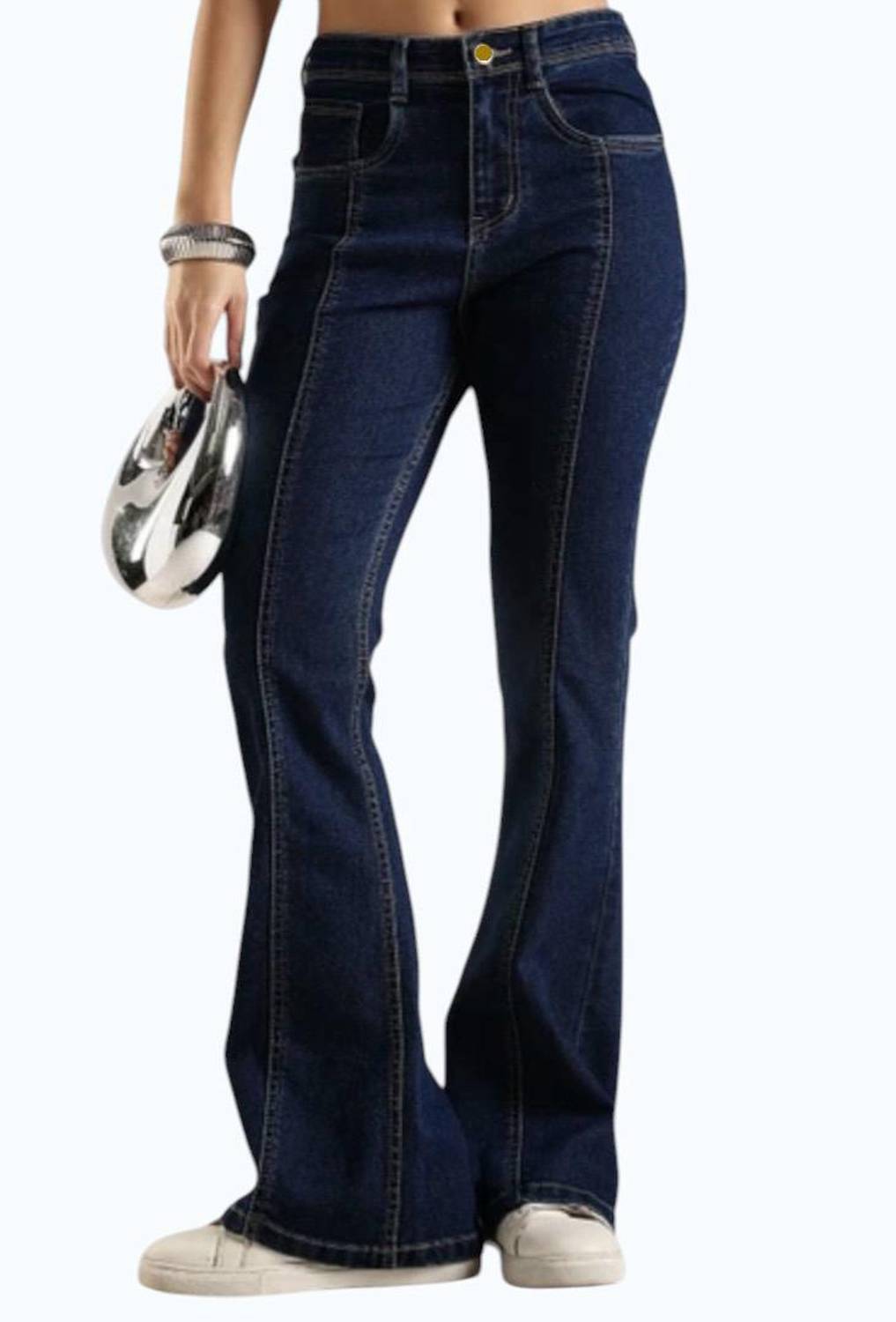 Angelo Boot-Leg Women Dark Blue Jeans