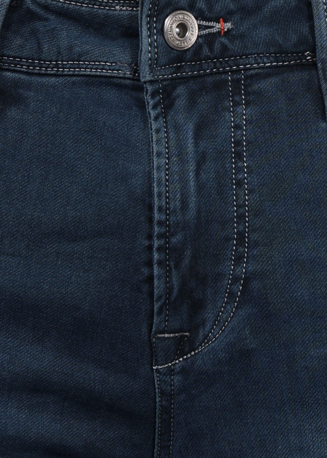 Image of KILLER Men Slim Mid Rise Dark Blue Jeans