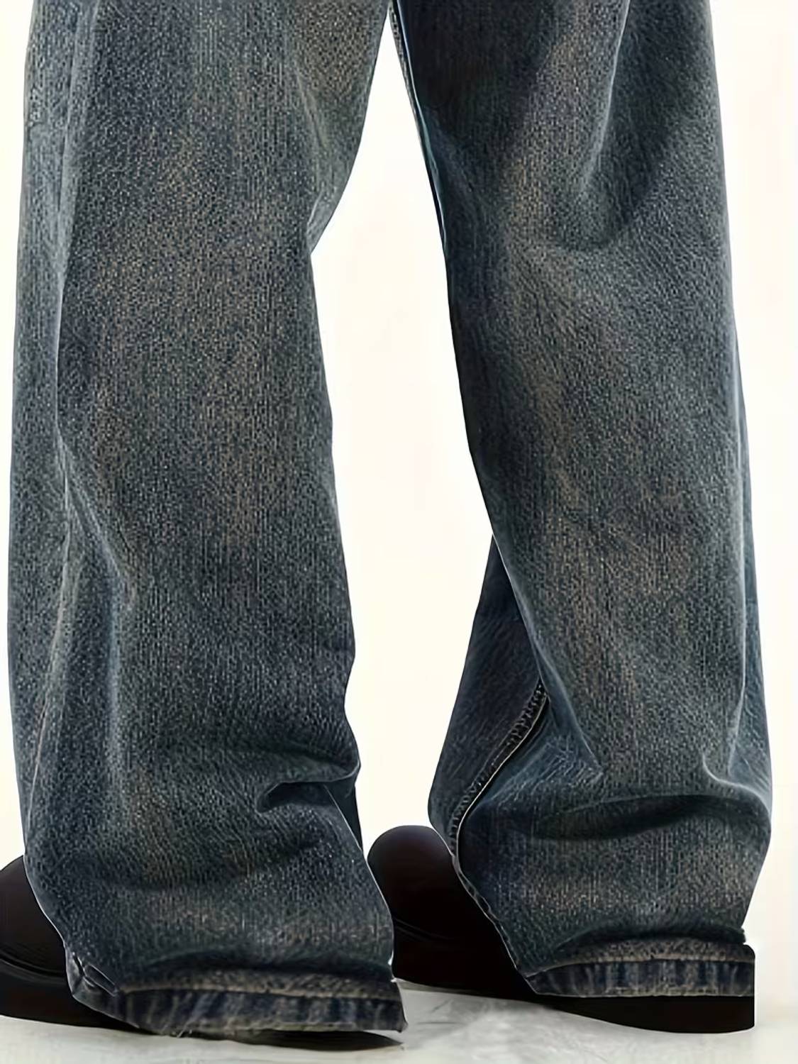 SHRIVAN Wide Leg Multicolor Jeans - Image 4