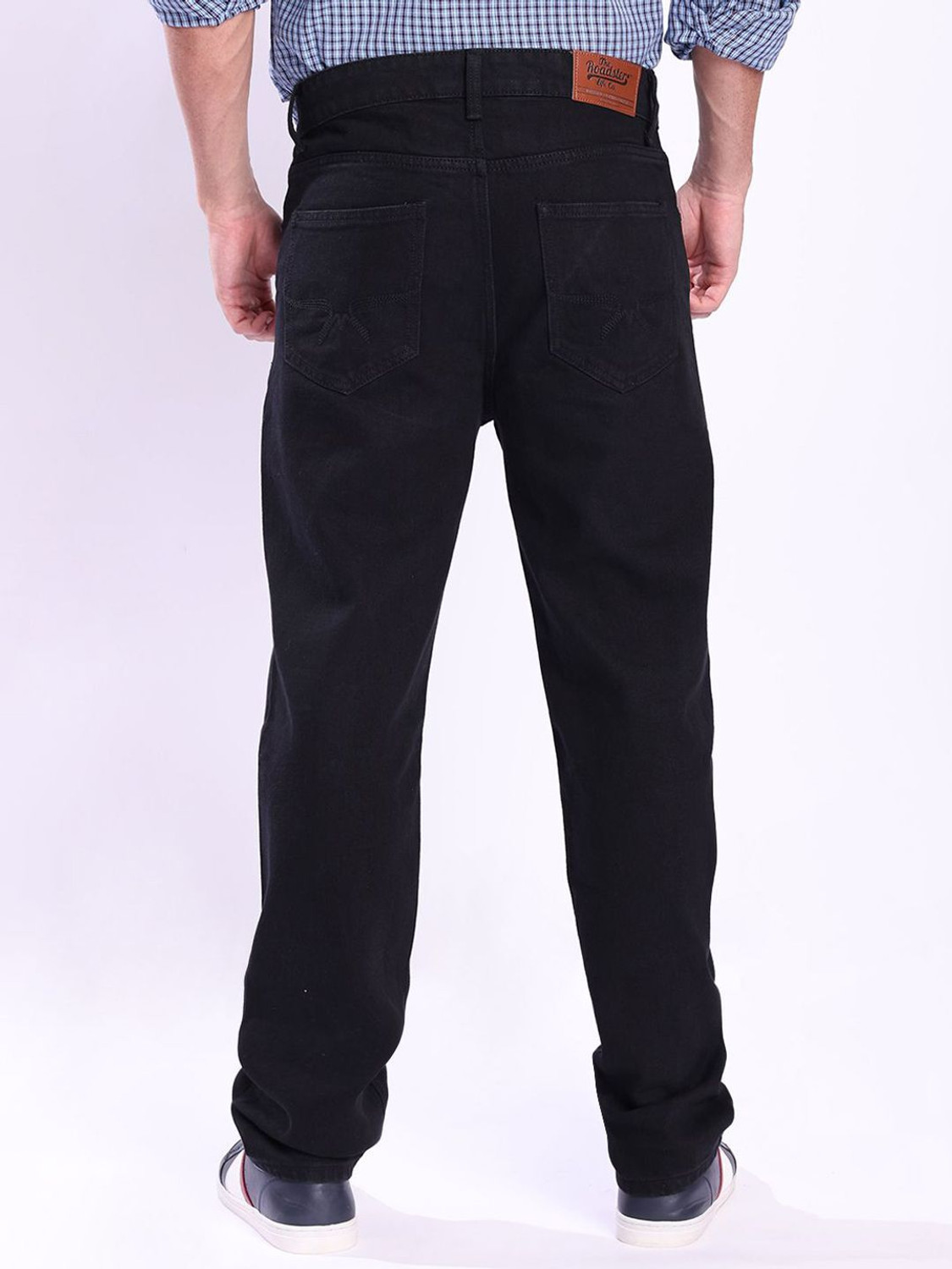 Image of Roadster Relaxed Fit Men Black Jeans