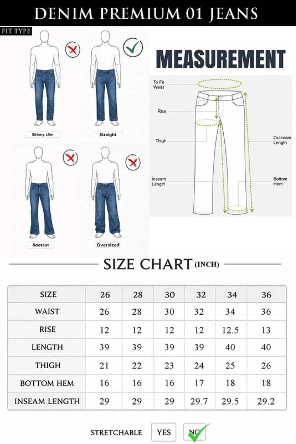 Snjt Baggy Fit Men Grey Jeans - Image 5