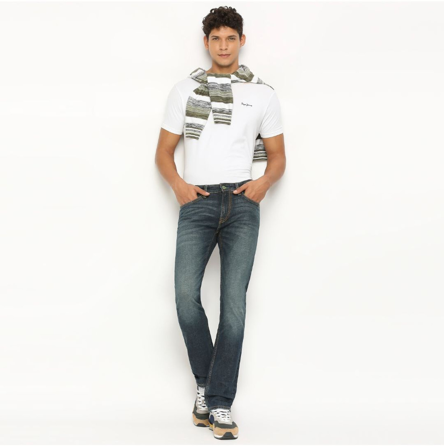 Image of Pepe Jeans Slim Men Dark Grey Jeans