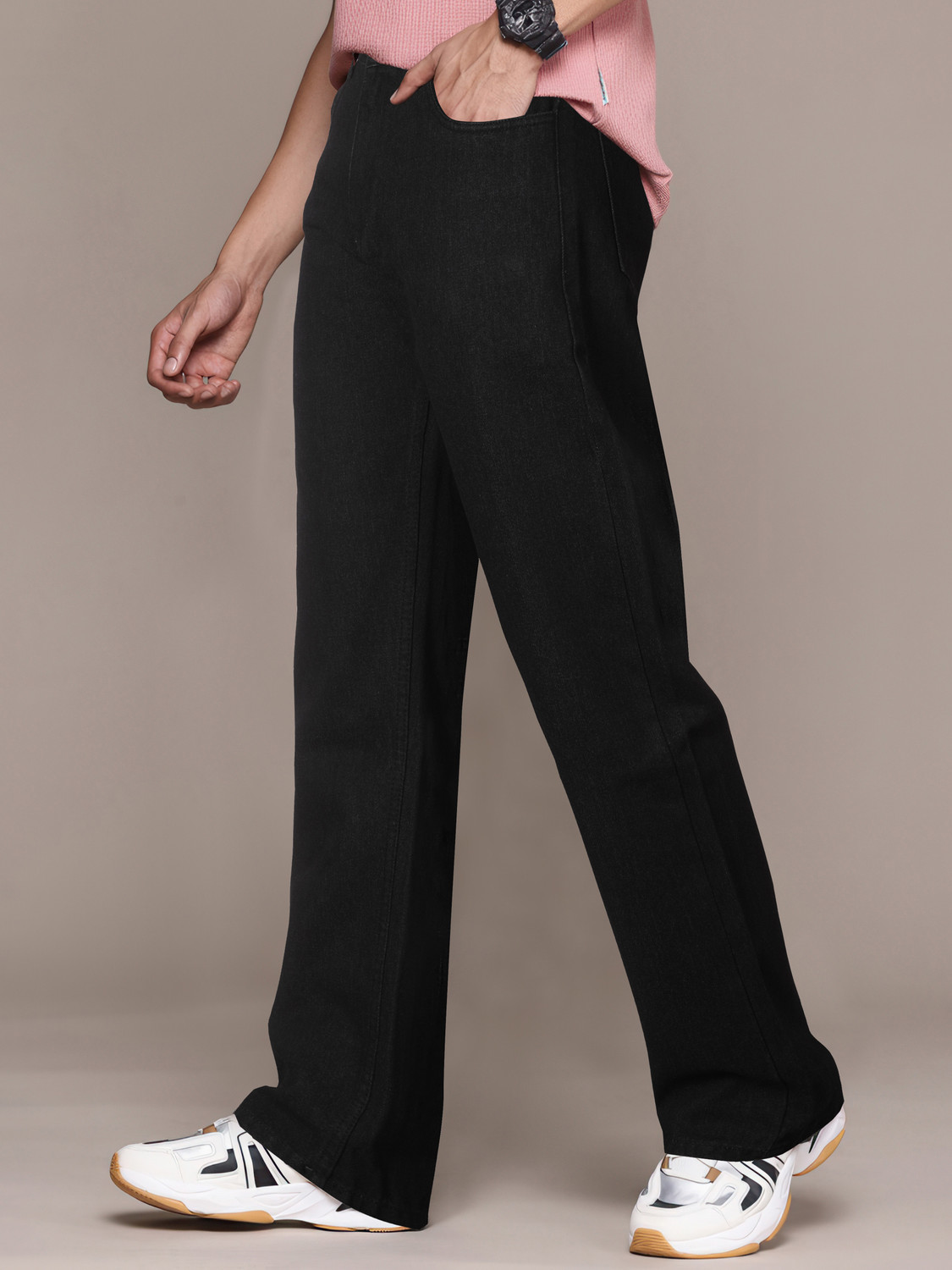 Image of RIG BONE Loose Fit Men Black Jeans