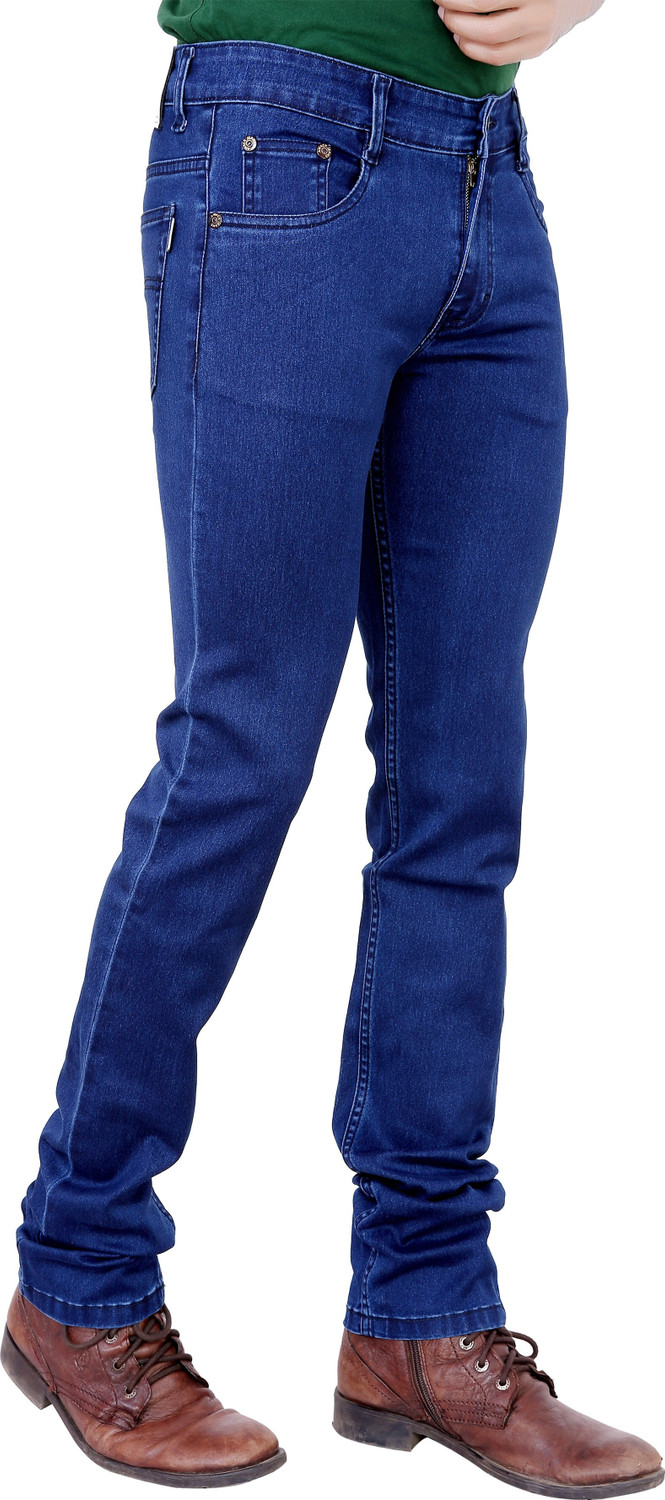 Image of AWACK Slim Men Blue Jeans