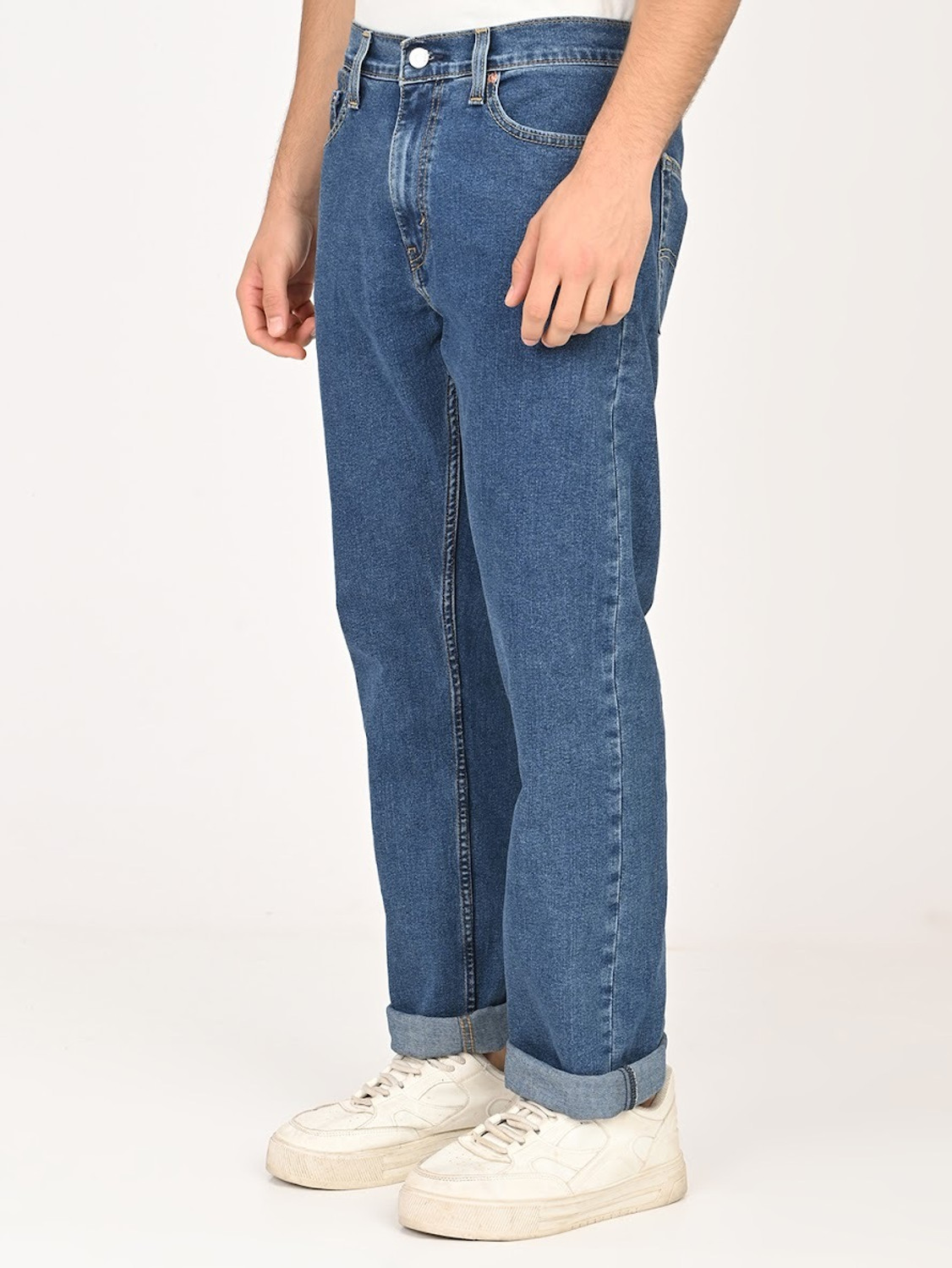 Image of LEVI'S Straight Fit Men Blue Jeans