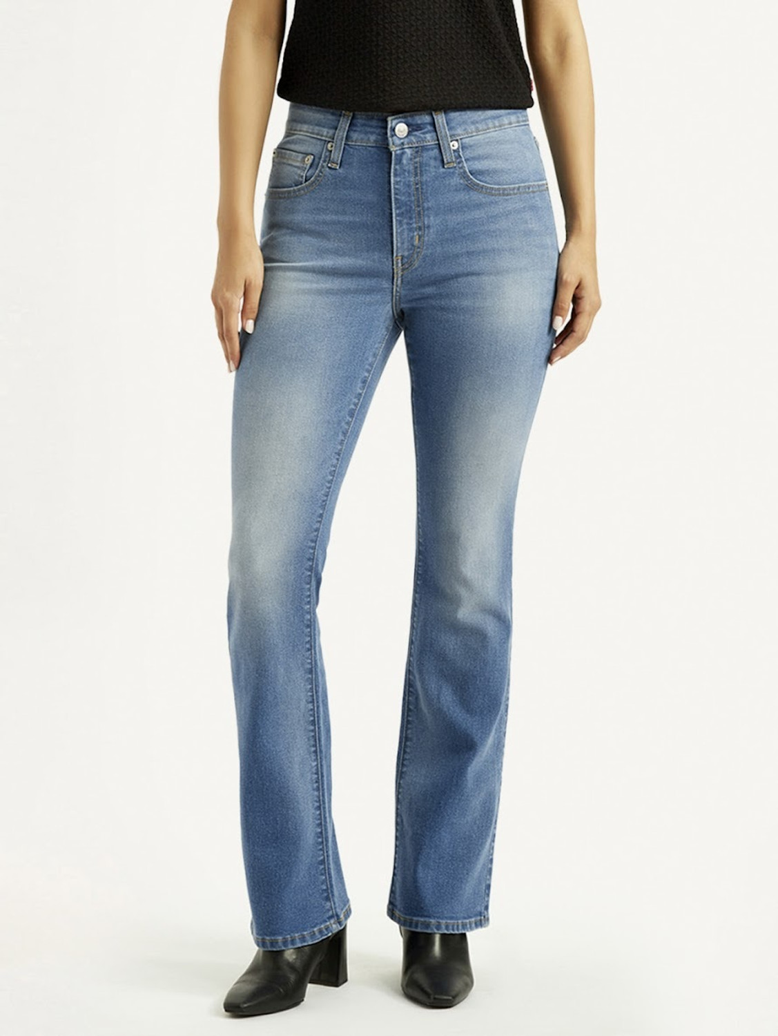 Image of LEVI'S Boot-Leg Women Blue Jeans