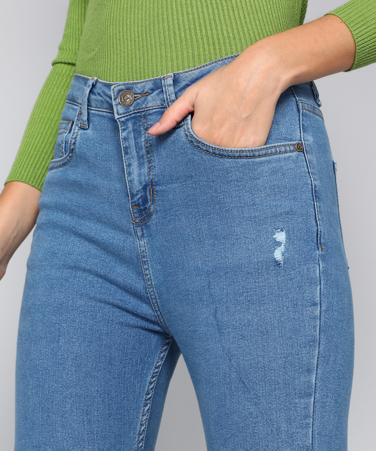 Image of METRONAUT by Flipkart Skinny Women Blue Jeans