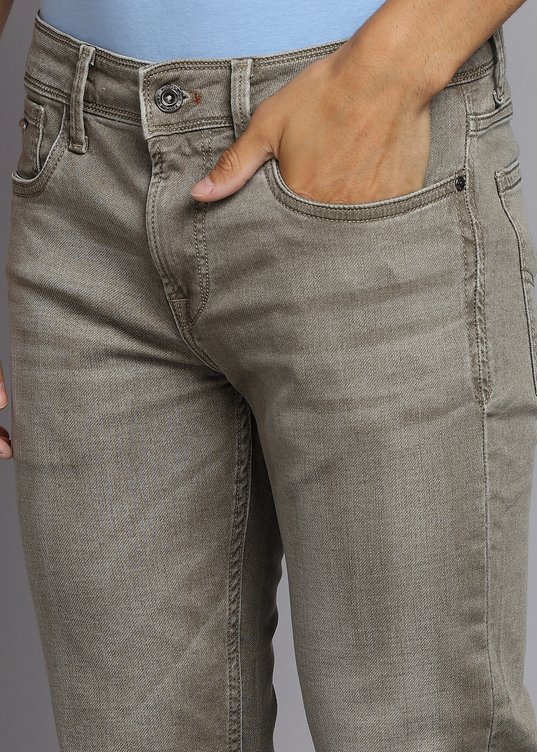 Image of KILLER Slim Men Dark Green Jeans